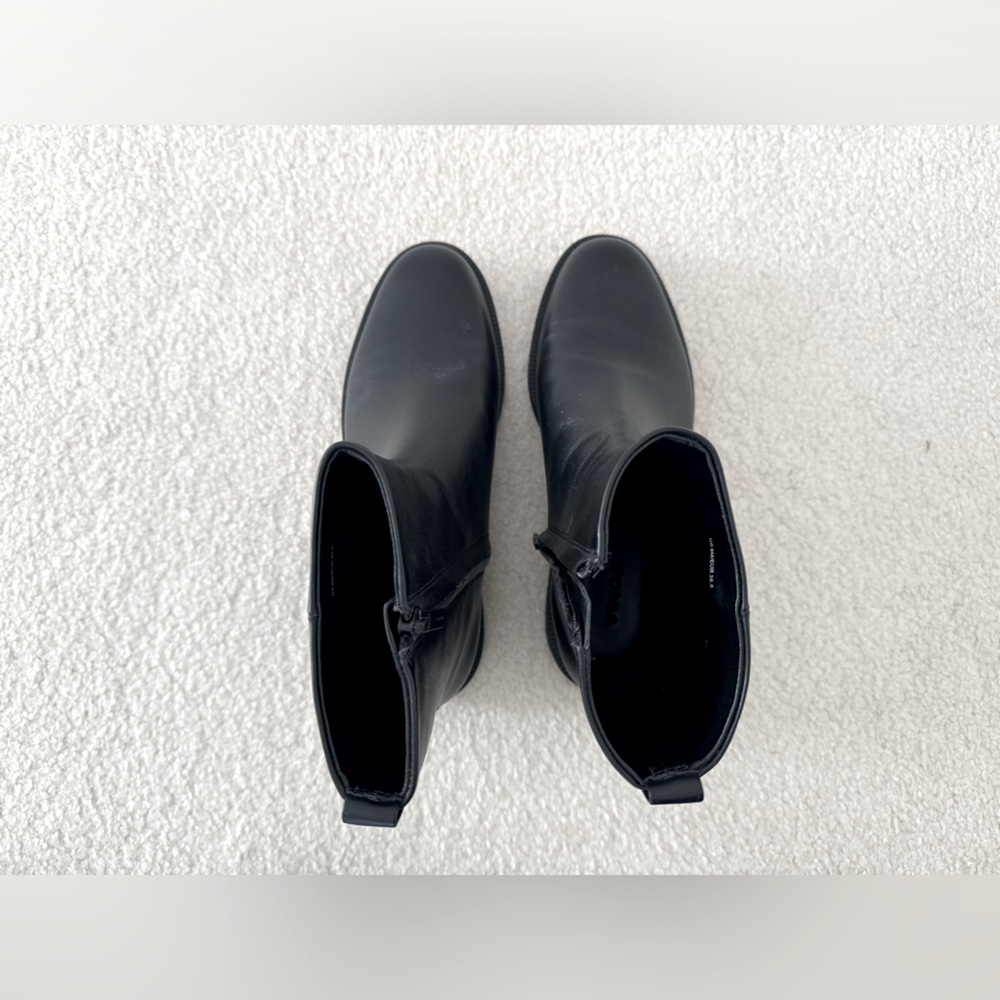 Vince Black Leather Boots - size 8.5 - Picture 10 of 13